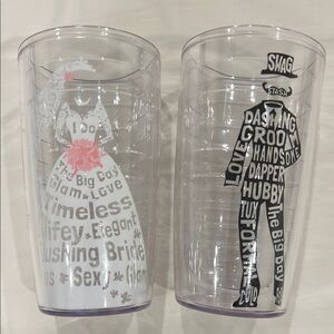 tervis Bride and Groom 16 oz. Tumblers